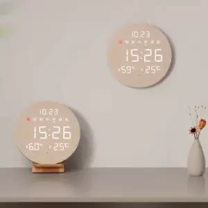 오아데이클락 LED 벽시계 온습도 무소음 디지털 벽걸이 시계 거실 사무실 인테리어 디자인