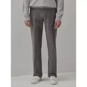 GLXY GALAXY LIFESTYLE 갤럭시 라이프스타일 三無衣服 스트레치 윈터 코튼 슬랙스 - 라이트 그레이 GC5X21S