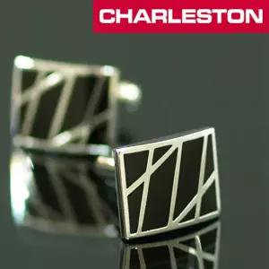 CHARLESTON 세트 신사 커프 링크 카우스 버튼 커프스 넥타이 핀 선물