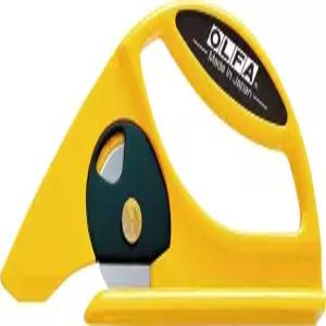 OLFA 45mm 압연 재료 절단기 45-C - 카펫 리놀륨 천 종이 교체용 칼날을 위한 견고한 베이스와 큰 손잡이가