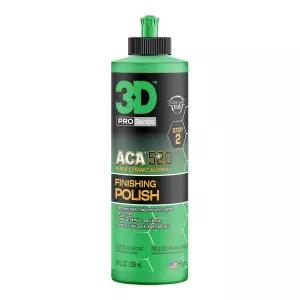 3D ACA 520 마감 폴란드어 - 8온스 2단계 바디샵 쉬운 청소 우수한 필러 없음 트루 페인트 보정 알파