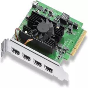 블랙매직 디자인 덱링크 쿼드 HDMI PCIe 캡처 카드 최대 4K60 2.0b 입력 4개 BDLKDVQDHDMI4K