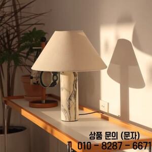 이탈리아 천연 대리석 테이블 램프 디자이너 창조적 미니멀리스트 거실 일본식 와비사비 스타일 옆
