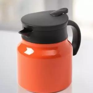티웨어 이중진공 보온주전자 750ml 오렌지 차주전자 XAWC7D6D0