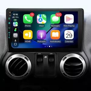 지프 랭글러 JK 닷지 램 1500 10.2인치 이드 오토 무선 CarPlay QLED 카스테레오