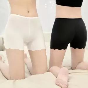 와이드 밴드 웨이브 물결 라인 쿨링 3부 속바지