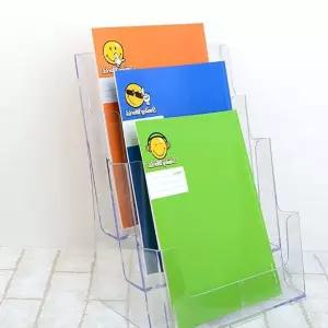 A4 꽂이 3단 아크릴꽂이 A4꽂이 쇼케이스 전단지꽂 바인더 카다로그거치대 XAW3D176A