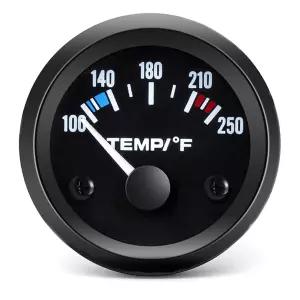 BLYOGU 2 52mm 수온 게이지 100-250 F 해양 보트 자동차 트럭 엔진 냉각 시스템용 12V 디지털 온도계 키트