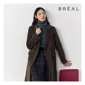 브리엘 25FW 캐시울 핸드메이드 롱 코트 1종 런칭 가격 159,900원