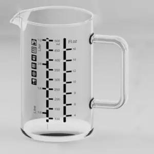 시맥스 유리 계량컵 비커 용량컵 제빵 계량컵 500ml