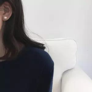 silver925 white earring 실버귀걸이 액세서리 이어커프 쥬얼리 이어링 귀찌 WS0784D