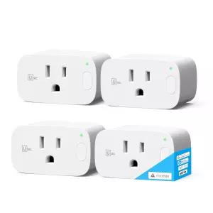 스마트 플러그 홈 콘센트 매터 알렉사 구글 및 IFTTT와 호환되는 15A 초효율 2.4GHz Wi-Fi 전용 리모컨 ETL