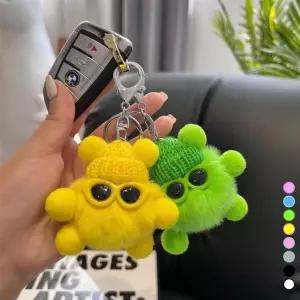 미니인형키링 키링 먼지 폼폼이 인형 LM-0152
