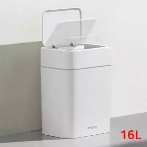 [제이큐]자동 개폐 휴지통 16L 센서식 스마트 쓰레기통 휴지통