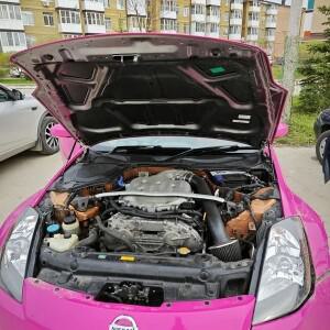닛산 350Z Fairlady Z (Z33) 2002-2009 용 1 세트 가스 스트럿츠 프론트 후드 보닛 리프트 지지대 댐퍼 충