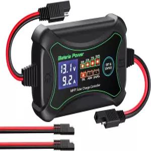 10Amp 12볼트 MPPT 태양광 충전 컨트롤러 베테리아 파워 인텔리전트 휴대용 패널 젤 AGM 납산용 맥스 PV
