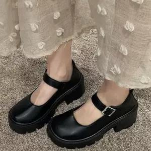 [오노마] ONM 데일리 여성 키높이 버클 통굽 펌프스힐 구두 신발