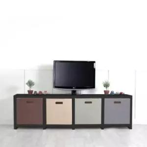 [RGL54Q25]더크린 DIY 1 TV 거실장 L4 1 수납장 책장 가구