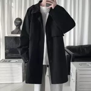 포인트 데일리 남자 봄가을 가벼운 캐주얼 무지 미디 트렌치 다잇템26921898588872