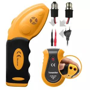 Allsun AC 200-240V 회로 퓨즈 브레이커 비접촉 전압 센서 위치 확인/퓨즈 소켓 플러그 램프 콘센트 어댑터