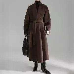 미니멀 데일리 로브 원숄더 울 블렌드 핸드메이드코트 3color 포인트26923848588872