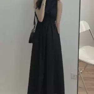 여름 롱원피스 허리 밴딩 셔링 민소매 드레스 홈웨어 데일리룩