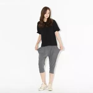 여자 봄 데일리 집앞 트레이닝 7부 팬츠