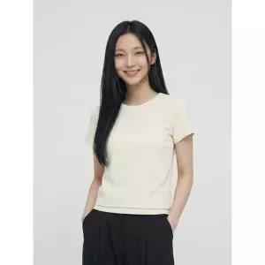 [매장정품] 행텐 여성 플라워 닷 레이어드 반팔 티셔츠_022(10580-131-618-69) ---