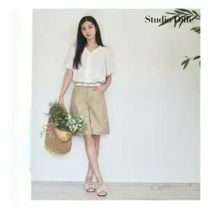 스튜디오디페 플라워 자수 5부 팬츠런칭 가격 49,900원 713134