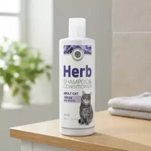 고양이 허브 샴푸 린스 성묘용 목욕용품 300ml