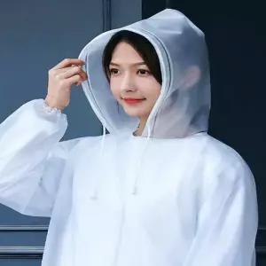 다회용 우비 레인코트 고급 EVA 남녀공용 패션 장마