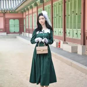 이무 교복몰 (미스개화기) 플로럴 경성의복 대여 의상