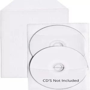 StarTechDeals의 투명 CPP 무비 플라스틱 슬리브 100개 부직포 2개