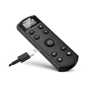 SONY 카메라 무선 리모컨 충전식 셔터 릴리스용 | OLED 화면 포함 ZV-E10 FX3 A6100 A6400 A6600 A7 III A7R DSC-RX100 VII ZV-1 VI용; RMT-P1BT로 교체하세요
