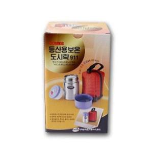 코스모스 등산용 보온 도시락 포장용기 런치박스 찬합 보온도시락 컵밥