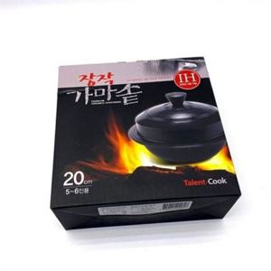 찌개 냄비 밥솥 냄비 깊은 솥밥 주물 후라이팬 통주물 가마솥 캠핑용 대용량 레인지 인덕션 뚝배기 가스