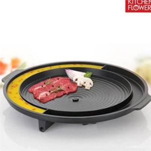 고기 불판 계란 찜 불판 다용도 알루미늄 삼겹살 가정용 해바라기 논스틱 가스 수지 렌지 로스 원형 구이