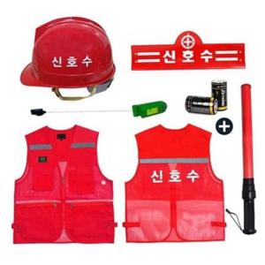 교통 경광봉 작업 교통봉 신호수 안전 경고등 신호봉 차량 주차 완장 유도 도로 호루라기 근무복 반사띠