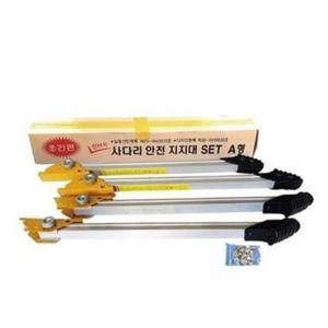 사다리 지지대 사다리 안전 지지대 접이식 흔들림 보강대 방지대 액세서리 원터치 튼튼한 이동식 미끄럼