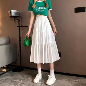 데님 여성데일리 청 스커트 예쁜 여성미니 봄 여성 여성플레어 롱 여자