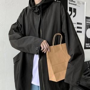 봄가을 야상점퍼 남자 환절기 후드 검은색 가을