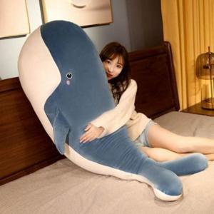 초대형 바디필로우 롱 쿠션 고래 봉제 인형 150cm