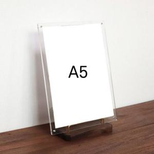 식당 메모홀더 고급 테이블 메뉴판 거치대 꽂이 스탠드 홀더 A5 투명아크릴