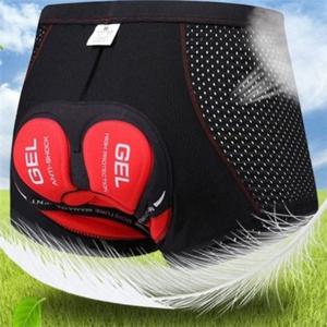 자전거 젤 패드 속바지 자전거 안장 바지 사이클링 라이딩 쿠션 통풍 속건 신축성 반바지 보호대 엉덩이