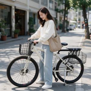 자전거 바구니 접이식 가방 미니벨로 MTB 로드 하이브리드 보관 수납 주행 소품
