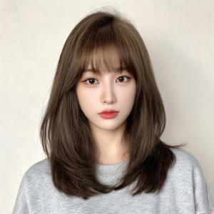 여성 통가발 롱 생머리 헤어피스 긴머리 헤어스타일 변신 데일리 웨딩 파티 행사용
