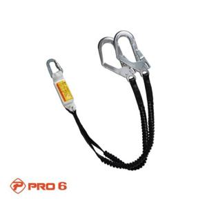 PRO6 AL 대구경 더블엘라죔줄 안전벨트 생명로프 엘라스틱죔줄 생명줄 안전벨트죔줄 건설안전벨트 안전줄
