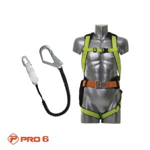 PRO6 전체식벨트 TA-023 023호 형광 현장안전벨트 건설안전벨트 추락방지대 상체안전벨트 건설현장안전벨트