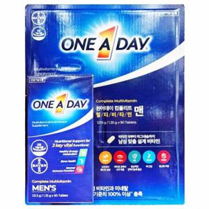 원어데이 컴플리트 멀티비타민 맨 121.5g(1.35g x 90개) 1개