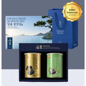 국내산 캔김 36g 2캔 선물세트 광천 재래김 조미김 추석 명절 추석선물세트 답례품 명절 대량주문